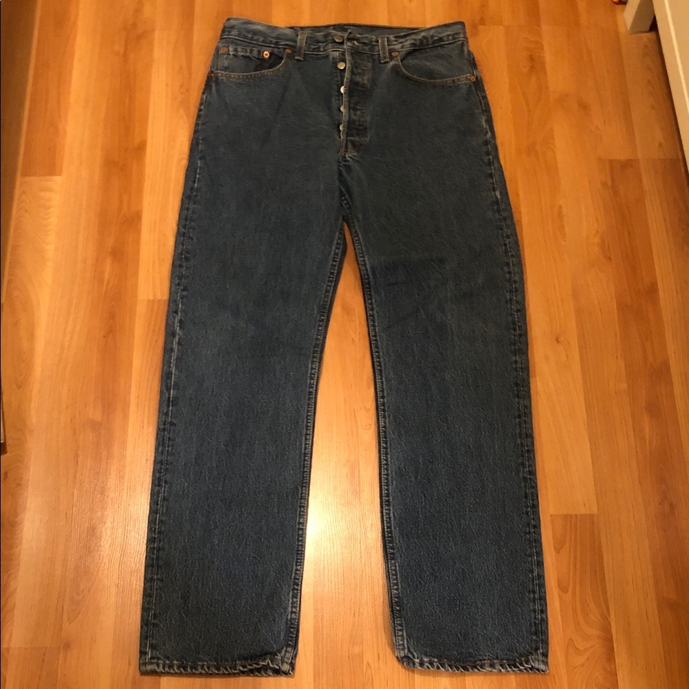 Vintage Levis 501 Made in USA Straight-Leg Jeans